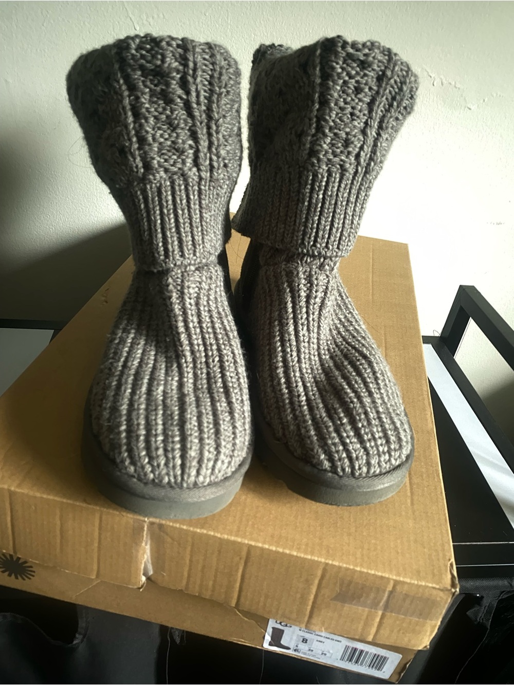 Ugg Classic Cardi Cabled Knit Boots